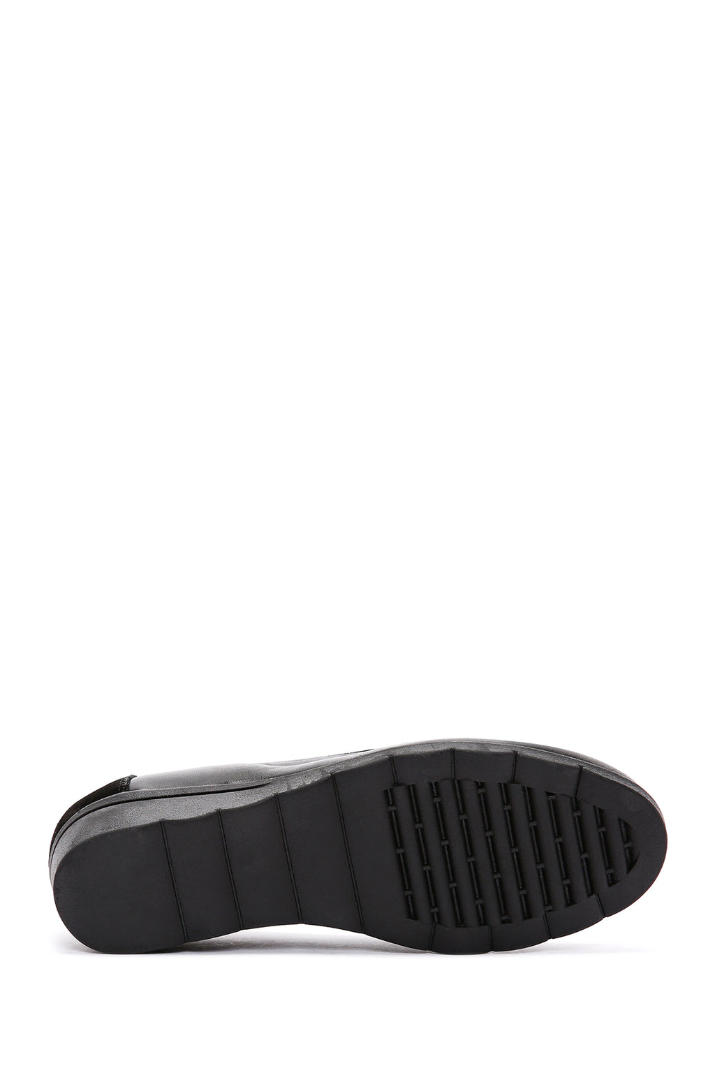 Kadın Siyah Deri Comfort Loafer