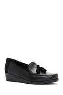 Kadın Siyah Deri Comfort Loafer | Derimod Kadın Siyah Deri Comfort Loafer | Derimod