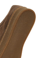 Women's Tan Suede Leather Masculine Shoes | Derimod Women's Tan Suede Leather Masculine Shoes | Derimod