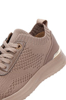 Derimod Zero Kadın Vizon Kalın Tabanlı Sneaker | Derimod Derimod Zero Kadın Vizon Kalın Tabanlı Sneaker | Derimod