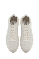 Derimod Zero Kadın Beyaz Sneaker | Derimod Derimod Zero Kadın Beyaz Sneaker | Derimod
