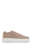 Derimod Zero Kadın Krem Sneaker | Derimod Derimod Zero Kadın Krem Sneaker | Derimod