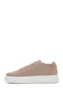 Derimod Zero Kadın Krem Sneaker | Derimod Derimod Zero Kadın Krem Sneaker | Derimod