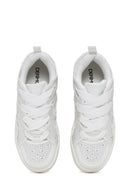 Kadın Beyaz Taşlı Sneaker | Derimod Kadın Beyaz Taşlı Sneaker | Derimod