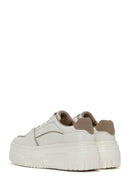 Women's Beige Thick Soled Sneaker | Derimod Women's Beige Thick Soled Sneaker | Derimod