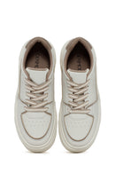 Women's Beige Thick Soled Sneaker | Derimod Women's Beige Thick Soled Sneaker | Derimod