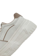 Women's Beige Thick Soled Sneaker | Derimod Women's Beige Thick Soled Sneaker | Derimod