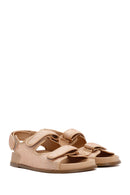 Women's Beige Stone Sandals | Derimod Women's Beige Stone Sandals | Derimod