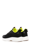 Derimod Zero Women's Black Lace-Up Thick Soled Sports Sneaker | Derimod Derimod Zero Women's Black Lace-Up Thick Soled Sports Sneaker | Derimod