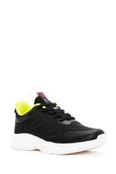 Derimod Zero Women's Black Lace-Up Thick Soled Sports Sneaker | Derimod Derimod Zero Women's Black Lace-Up Thick Soled Sports Sneaker | Derimod