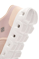 Derimod Zero Women's Pink Lace Up Fabric Sneaker | Derimod Derimod Zero Women's Pink Lace Up Fabric Sneaker | Derimod