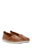 Women's Tan Leather Comfort Loafer | Derimod Women's Tan Leather Comfort Loafer | Derimod