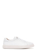 Women's White Leather Sneaker | Derimod Women's White Leather Sneaker | Derimod