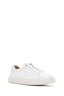 Women's White Leather Sneaker | Derimod Women's White Leather Sneaker | Derimod
