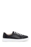 Kadın Siyah Deri Sneaker | Derimod Kadın Siyah Deri Sneaker | Derimod