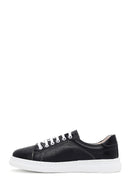 Kadın Siyah Deri Sneaker | Derimod Kadın Siyah Deri Sneaker | Derimod