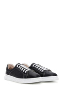 Kadın Siyah Deri Sneaker | Derimod Kadın Siyah Deri Sneaker | Derimod