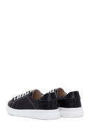 Kadın Siyah Deri Sneaker | Derimod Kadın Siyah Deri Sneaker | Derimod