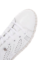 Women's White Leather Comfort Shoes | Derimod Women's White Leather Comfort Shoes | Derimod