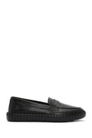 Kadın Siyah Deri Comfort Loafer | Derimod Kadın Siyah Deri Comfort Loafer | Derimod