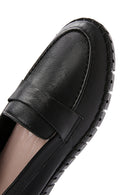 Kadın Siyah Deri Comfort Loafer | Derimod Kadın Siyah Deri Comfort Loafer | Derimod