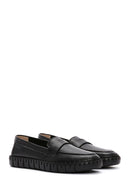 Kadın Siyah Deri Comfort Loafer | Derimod Kadın Siyah Deri Comfort Loafer | Derimod