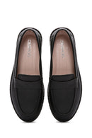 Kadın Siyah Deri Comfort Loafer | Derimod Kadın Siyah Deri Comfort Loafer | Derimod