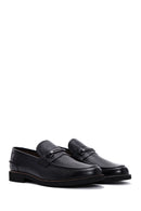 Men's Black Leather Casual Loafer | Derimod Men's Black Leather Casual Loafer | Derimod