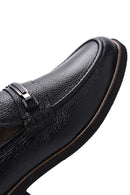 Men's Black Leather Casual Loafer | Derimod Men's Black Leather Casual Loafer | Derimod