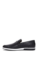Men's Black Leather Casual Loafer | Derimod Men's Black Leather Casual Loafer | Derimod