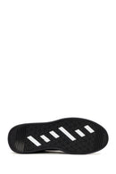 Erkek Siyah Kalın Tabanlı Bağcıklı Deri Sneaker | Derimod Erkek Siyah Kalın Tabanlı Bağcıklı Deri Sneaker | Derimod