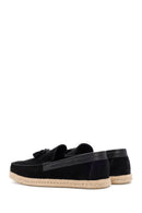 Erkek Siyah Süet Deri Casual Loafer | Derimod Erkek Siyah Süet Deri Casual Loafer | Derimod