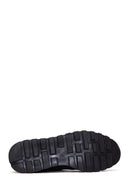 Men's Black Lace-Up Leather Casual Sneaker | Derimod Men's Black Lace-Up Leather Casual Sneaker | Derimod