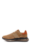 Erkek Bej Bağcıklı Nubuk Deri Casual Sneaker | Derimod Erkek Bej Bağcıklı Nubuk Deri Casual Sneaker | Derimod