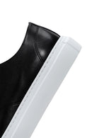 Men's Black Lace-up Leather Sneaker | Derimod Men's Black Lace-up Leather Sneaker | Derimod