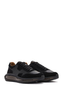Men's Black Thick Sole Lace Up Leather Sneaker | Derimod Men's Black Thick Sole Lace Up Leather Sneaker | Derimod