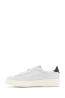 Men's White Thick Sole Lace Up Leather Sneaker | Derimod Men's White Thick Sole Lace Up Leather Sneaker | Derimod