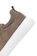 Men's Mink Suede Leather Sneaker | Derimod Men's Mink Suede Leather Sneaker | Derimod