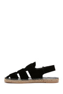 Men's Black Suede Leather Sandals | Derimod Men's Black Suede Leather Sandals | Derimod