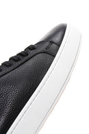 Men's Black Lace-up Leather Sneaker | Derimod Men's Black Lace-up Leather Sneaker | Derimod