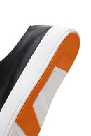 Men's Black Lace-up Leather Sneaker | Derimod Men's Black Lace-up Leather Sneaker | Derimod