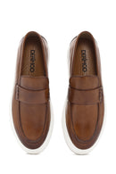 Men's Tan Leather Loafer | Derimod Men's Tan Leather Loafer | Derimod