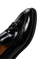 Men's Black Tasseled Leather Loafer | Derimod Men's Black Tasseled Leather Loafer | Derimod