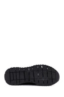 Men's Black Thick Sole Lace Up Leather Sneaker | Derimod Men's Black Thick Sole Lace Up Leather Sneaker | Derimod