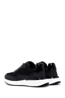 Erkek Siyah Bağcıklı Deri Sneaker | Derimod Erkek Siyah Bağcıklı Deri Sneaker | Derimod