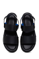 Erkek Siyah Deri Sandalet | Derimod Erkek Siyah Deri Sandalet | Derimod