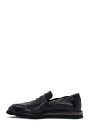 Erkek Siyah Deri Casual Loafer | Derimod Erkek Siyah Deri Casual Loafer | Derimod