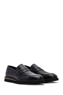 Erkek Siyah Deri Casual Loafer | Derimod Erkek Siyah Deri Casual Loafer | Derimod