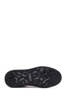 Erkek Siyah Bağcıklı Rugan Deri Sneaker | Derimod Erkek Siyah Bağcıklı Rugan Deri Sneaker | Derimod