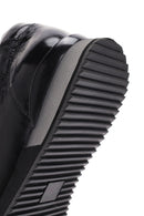Erkek Siyah Bağcıklı Deri Sneaker | Derimod Erkek Siyah Bağcıklı Deri Sneaker | Derimod